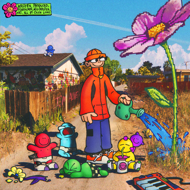 album cover for 'I'M ALIVE!' by OLLIE LOKO